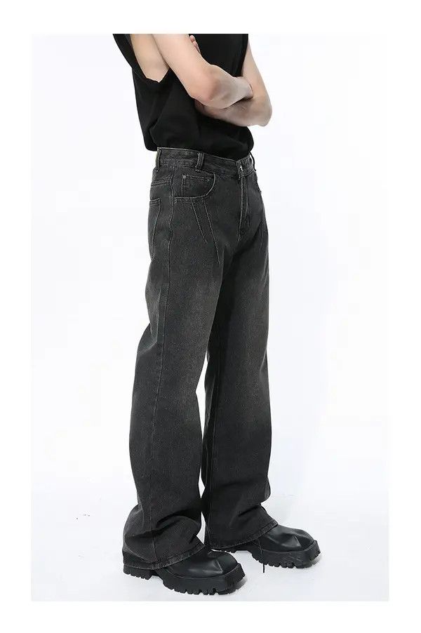 Japanese Brand Komura x Asou Vintage Washed Straight Flare Jeans Size US 32 / EU 48 - 3 Thumbnail