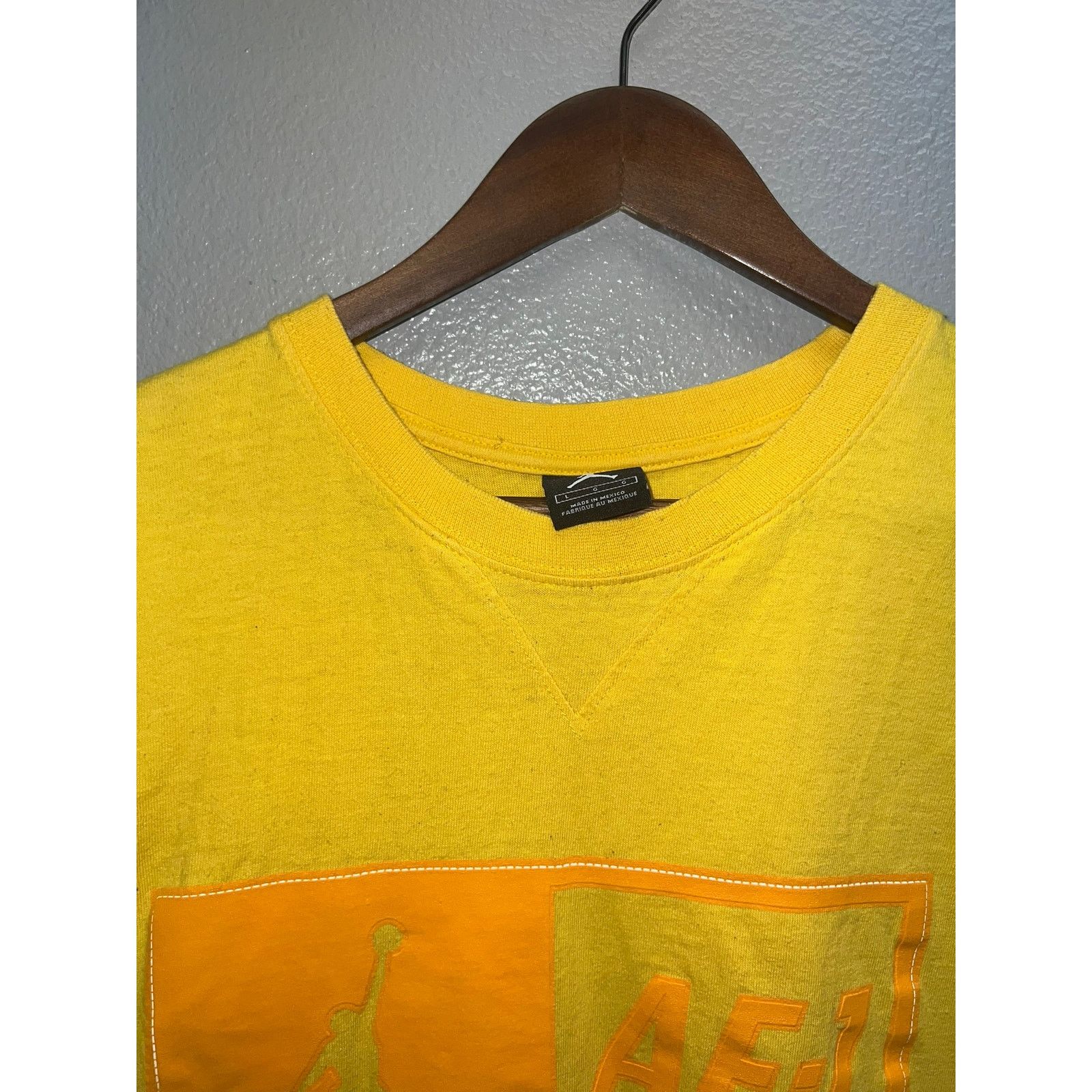 Jordan Brand Nike Air Jordan Shirt AF1 Air Fusion 1 Promo Yellow Tee L Size US L / EU 52-54 / 3 - 5 Thumbnail
