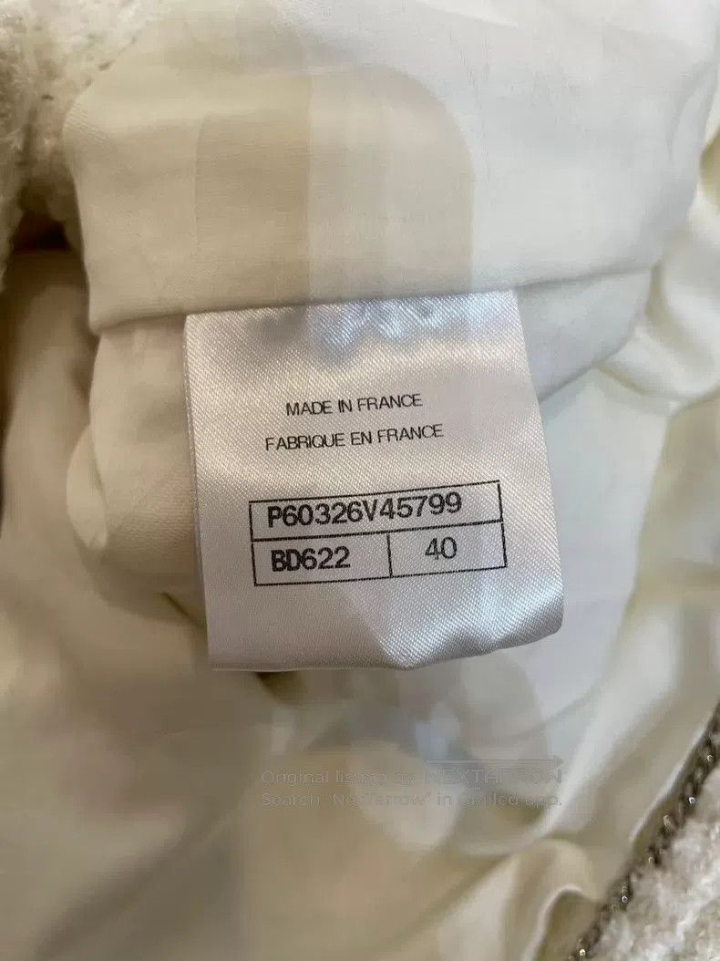 Chanel Chanel Cruise Series Little Sheep White Short Coat Size S / US 4 / IT 40 - 5 Thumbnail