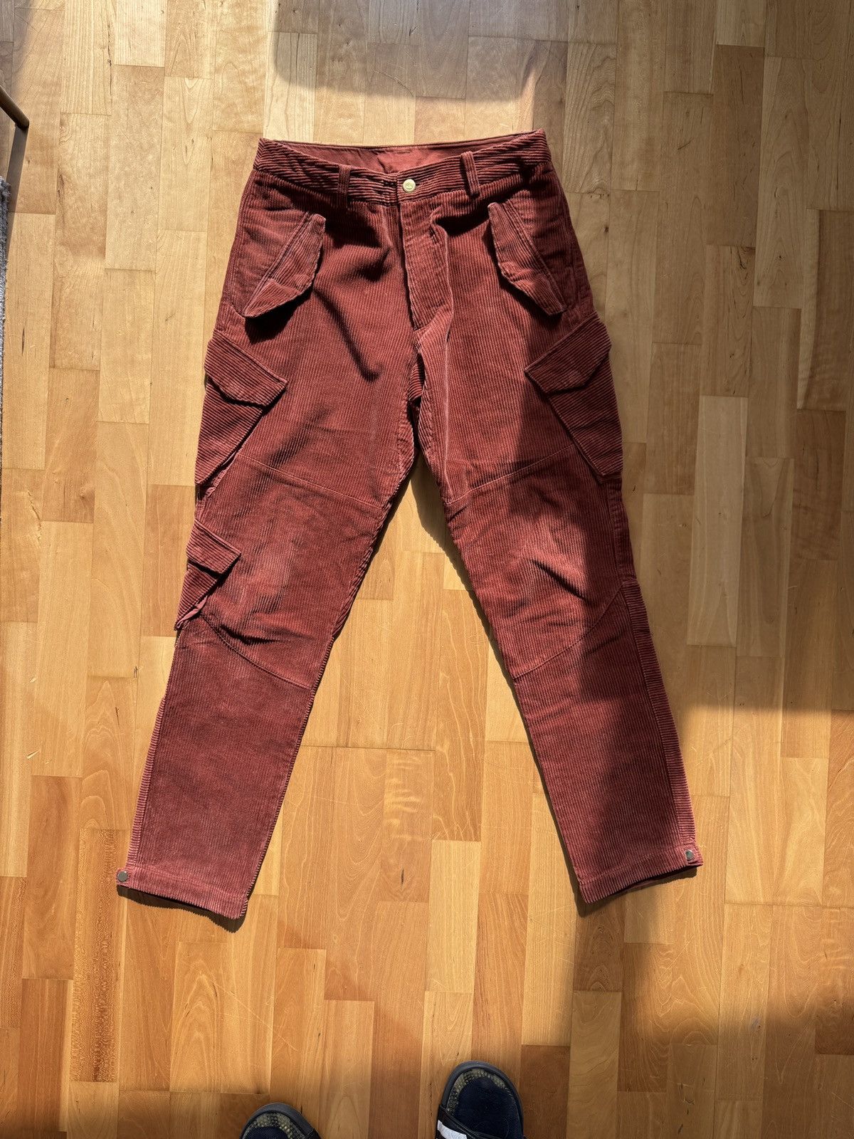 Kith KITH Orange Corduroy Cargo Pants Size US 30 / EU 46 - 2 Thumbnail