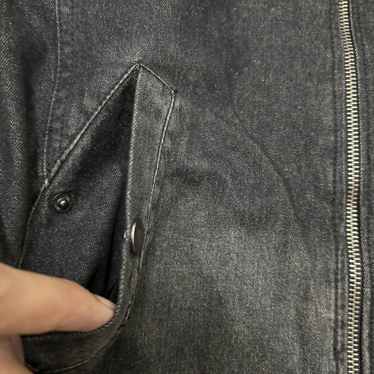 In The Attic Vintage Japanese In The Attic Hybrid Denim Bomber Jacket Size US M / EU 48-50 / 2 - 17 Thumbnail