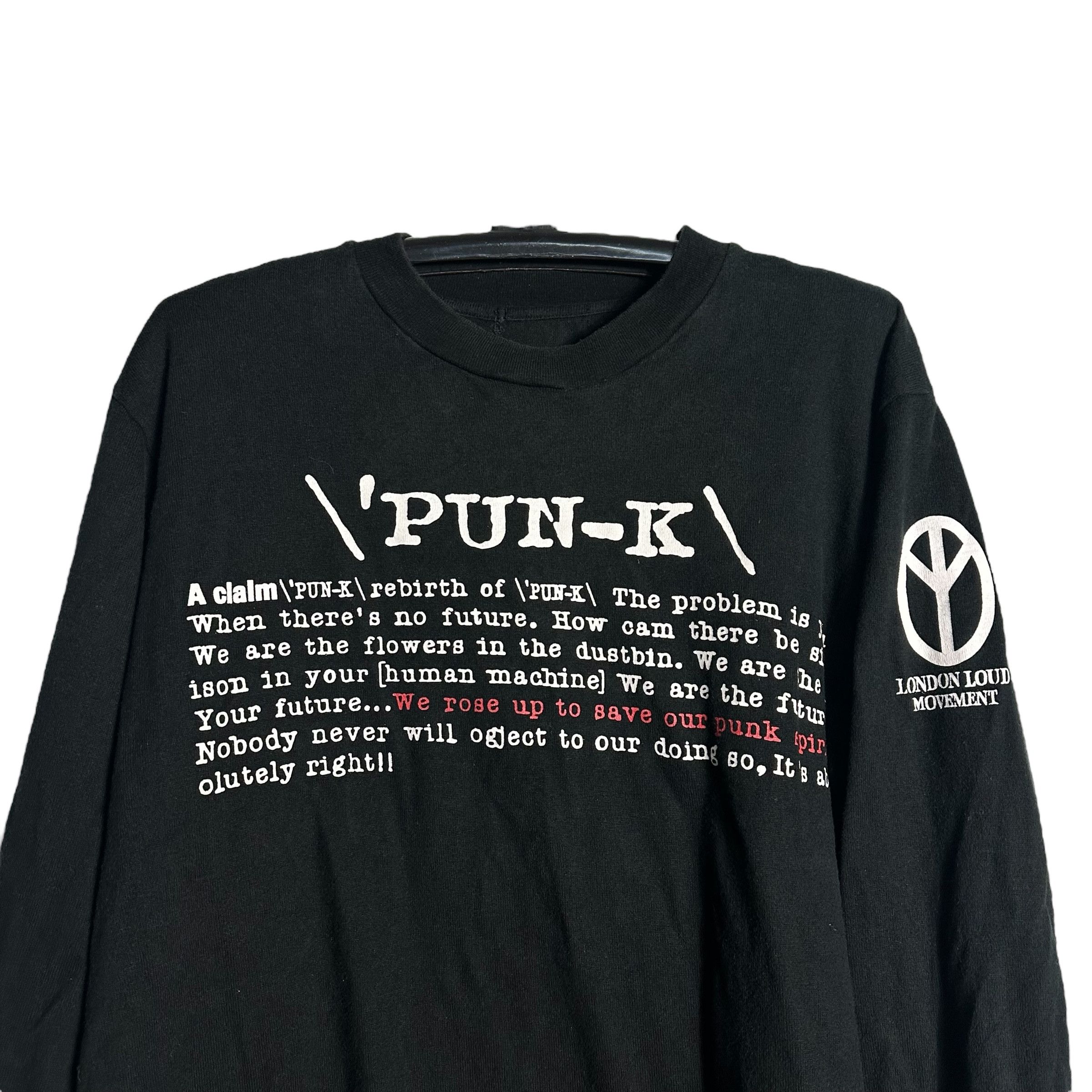 Seditionaries 🔥RARE🔥Vintage London Loud Movement Punk L/Sleeves T-shirt Size US XL / EU 56 / 4 - 2 Thumbnail