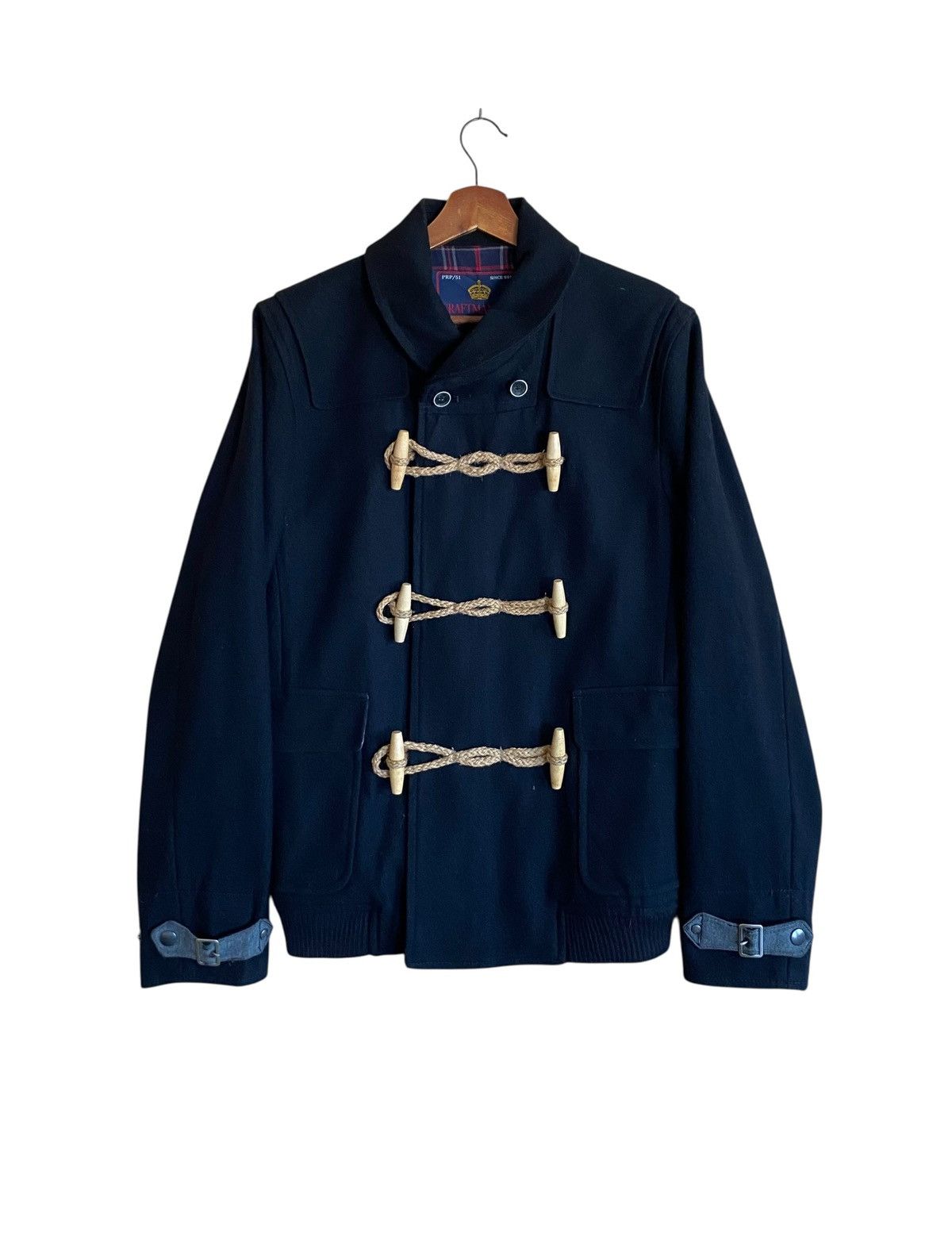 Comme Ca Ism Very Rare Vintage Comme Ca Commune Wool Duffer Bomber 1990s Size US L / EU 52-54 / 3 - 1 Thumbnail