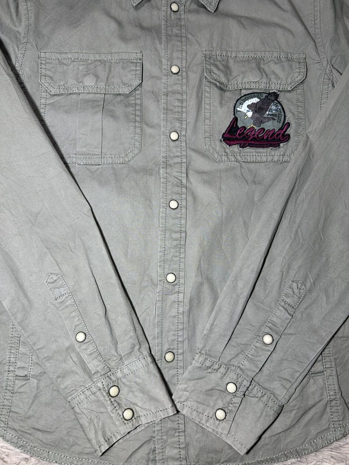 Jeep Jeep utility shirt is a vintage button-up Size US M / EU 48-50 / 2 - 7 Thumbnail