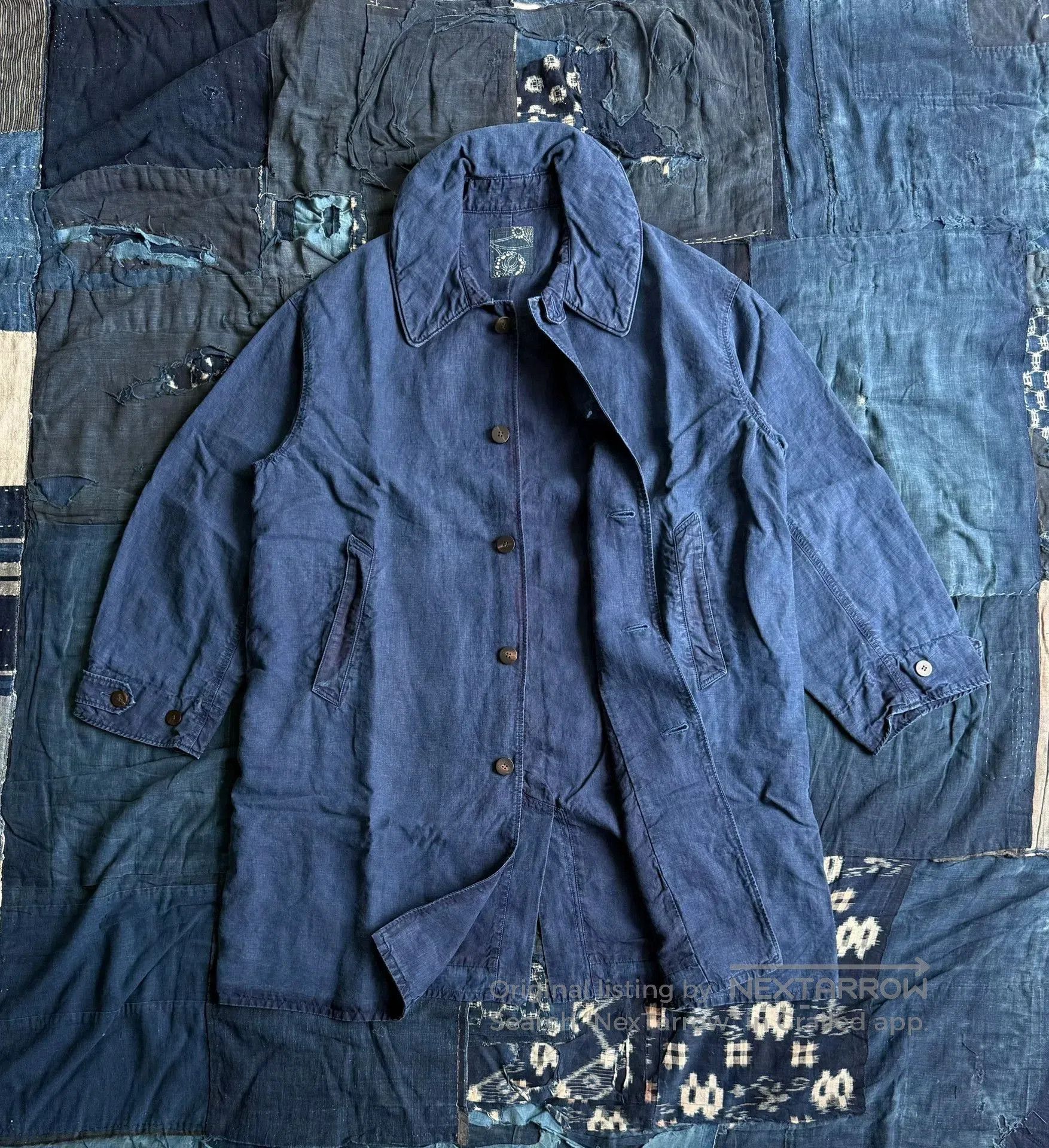 Visvim visvim indigo linen balmat parka coat. Size US M / EU 48-50 / 2 - 3 Thumbnail