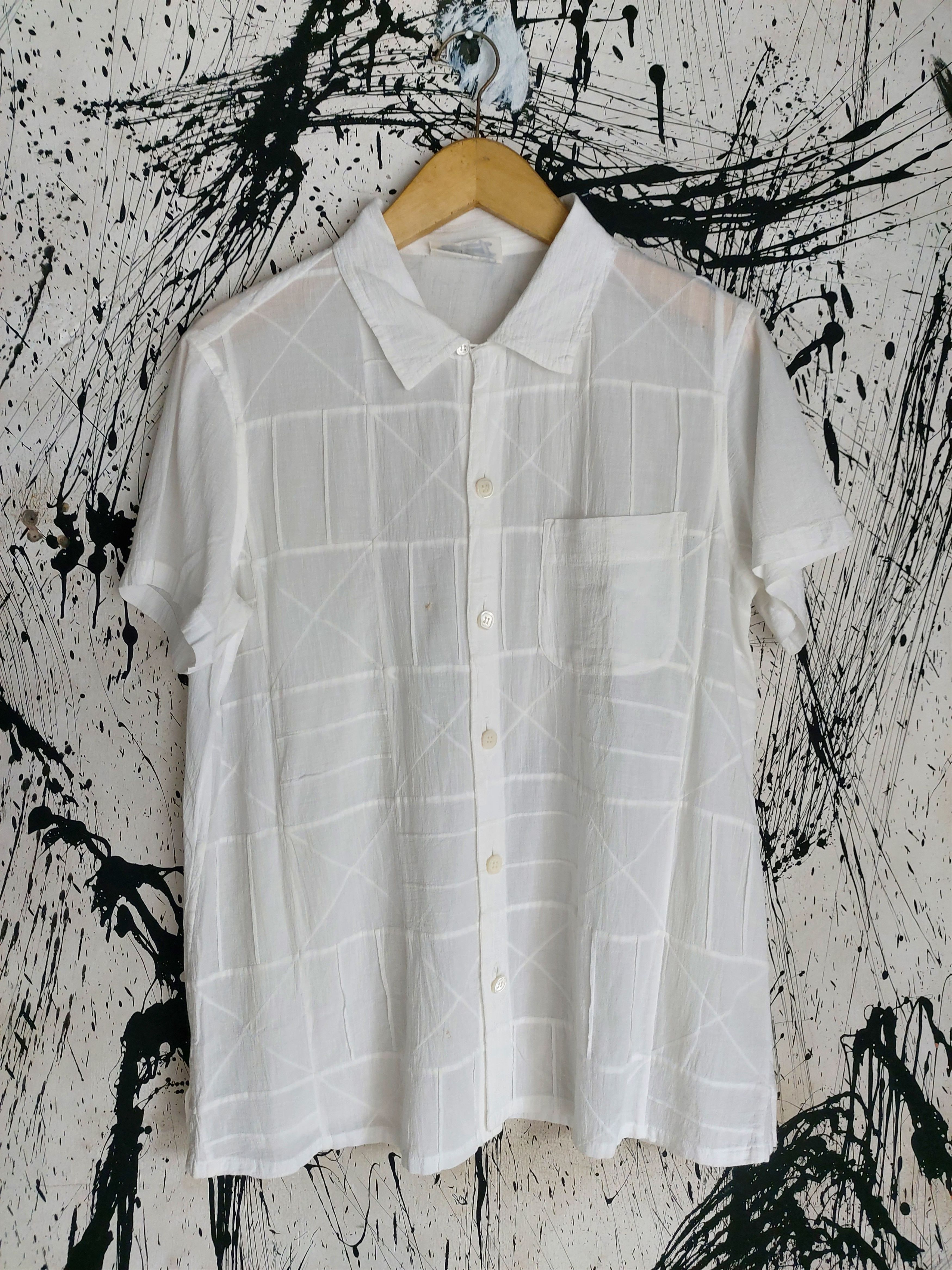 Issey Miyake 90'S HAI SPORTING GEAR BY ISSEY MIYAKE SHORT SHIRT Size M / US 6-8 / IT 42-44 - 1 Thumbnail