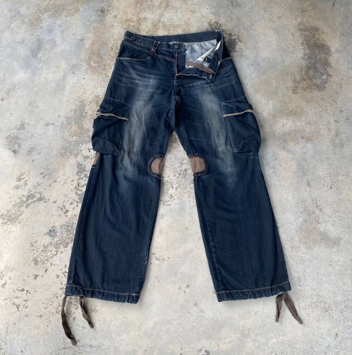 PPFM Rare Archival PPFM "Yellow Riot" Paratrooper Cargo Denim Size US 35 - 6 Thumbnail