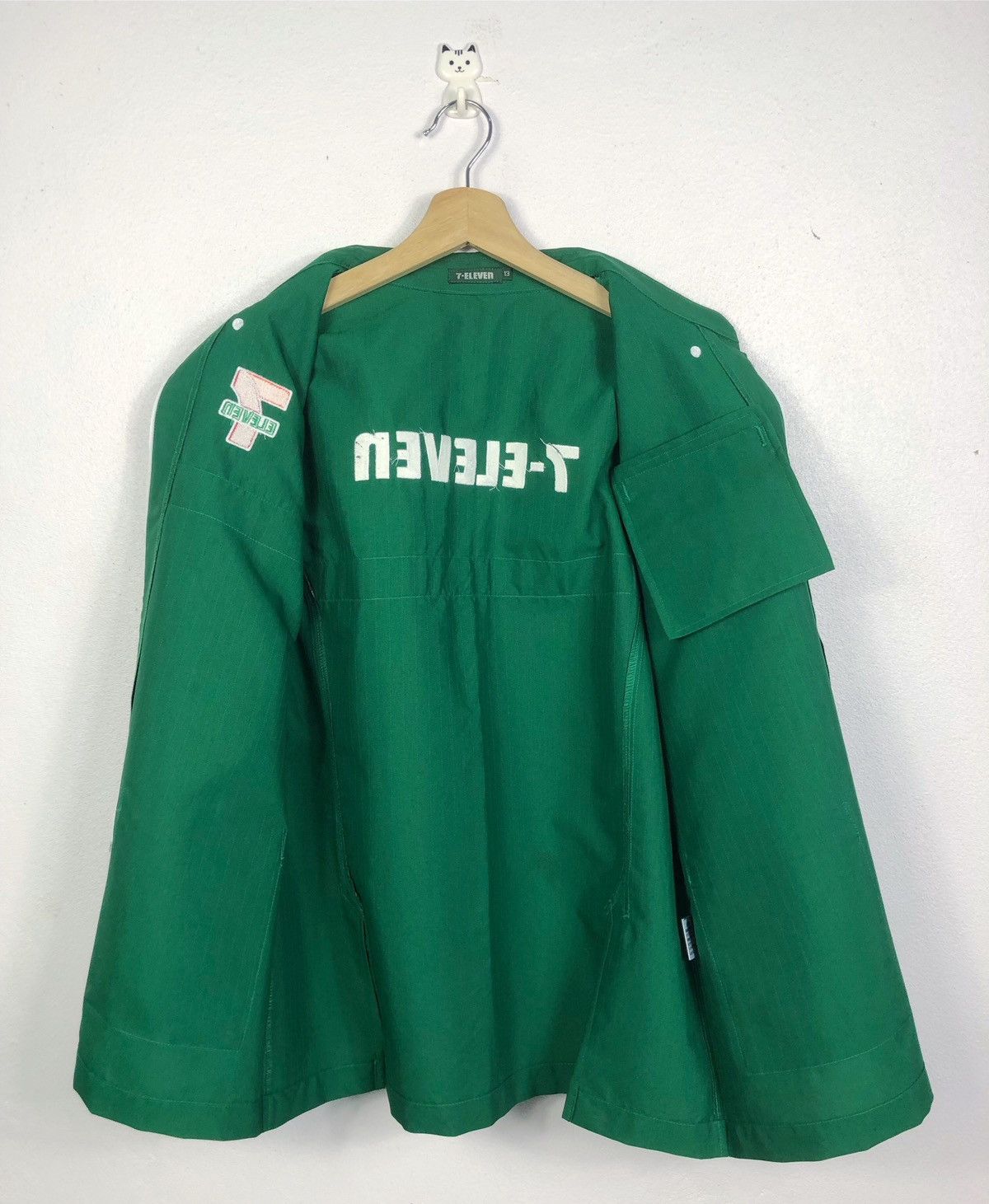 Uniform Wares Rare Vintage 7 Eleven 7-11 LS Zipper Uniform Shirt Size US M / EU 48-50 / 2 - 9 Thumbnail