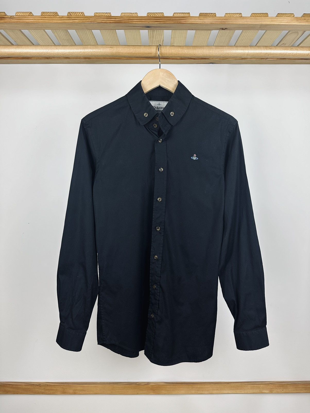 Vivienne Westwood Vivienne Westwood Black Shirt Button Ups Men’s Size 48 Size US M / EU 48-50 / 2 - 1 Thumbnail