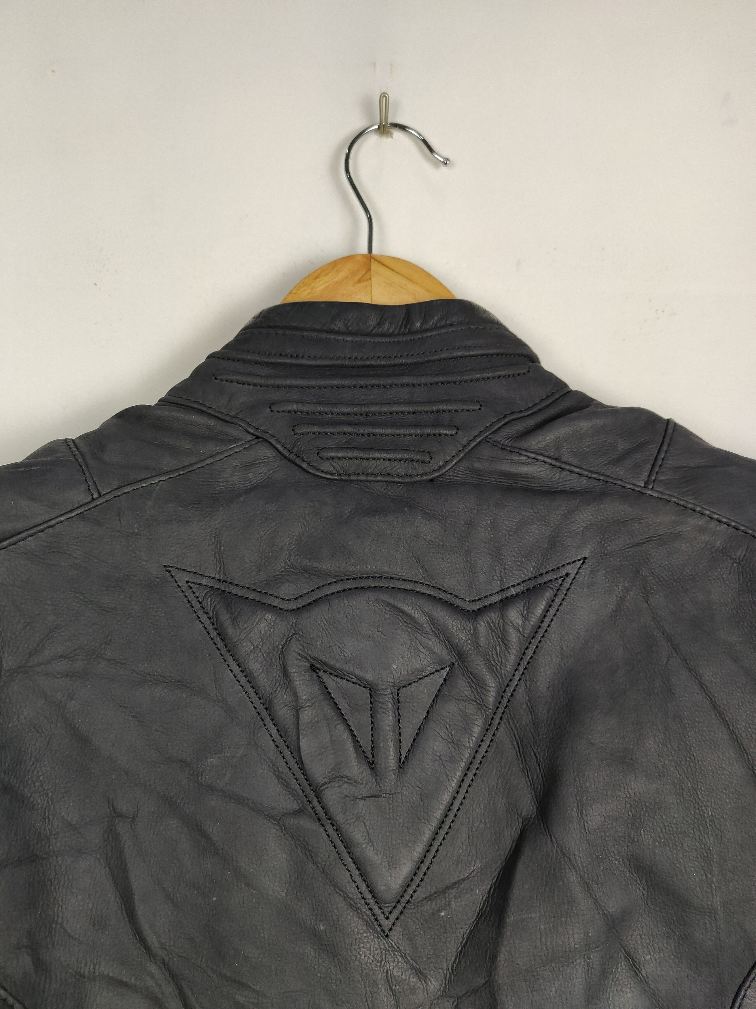 Dainese × Vintage Vintage Dainese Full Black Leather Rider Jacket Size US S / EU 44-46 / 1 - 10 Thumbnail