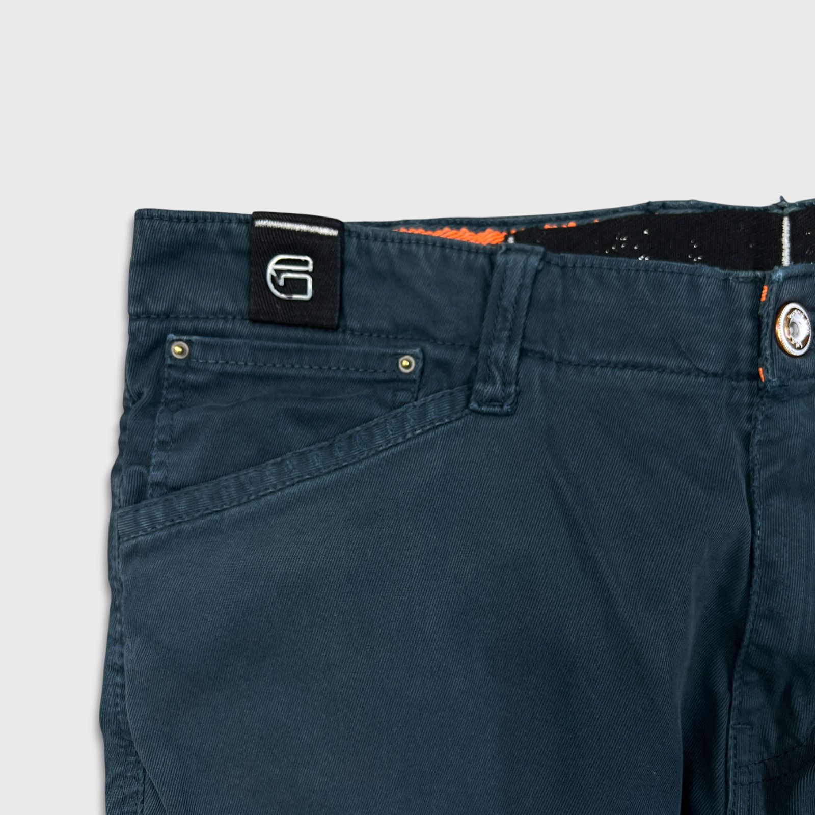 G-Star × Vintage G Star Raw Bronson Slim Chino Pants 36x29 Cargo Trousers Size US 36 / EU 52 - 3 Thumbnail