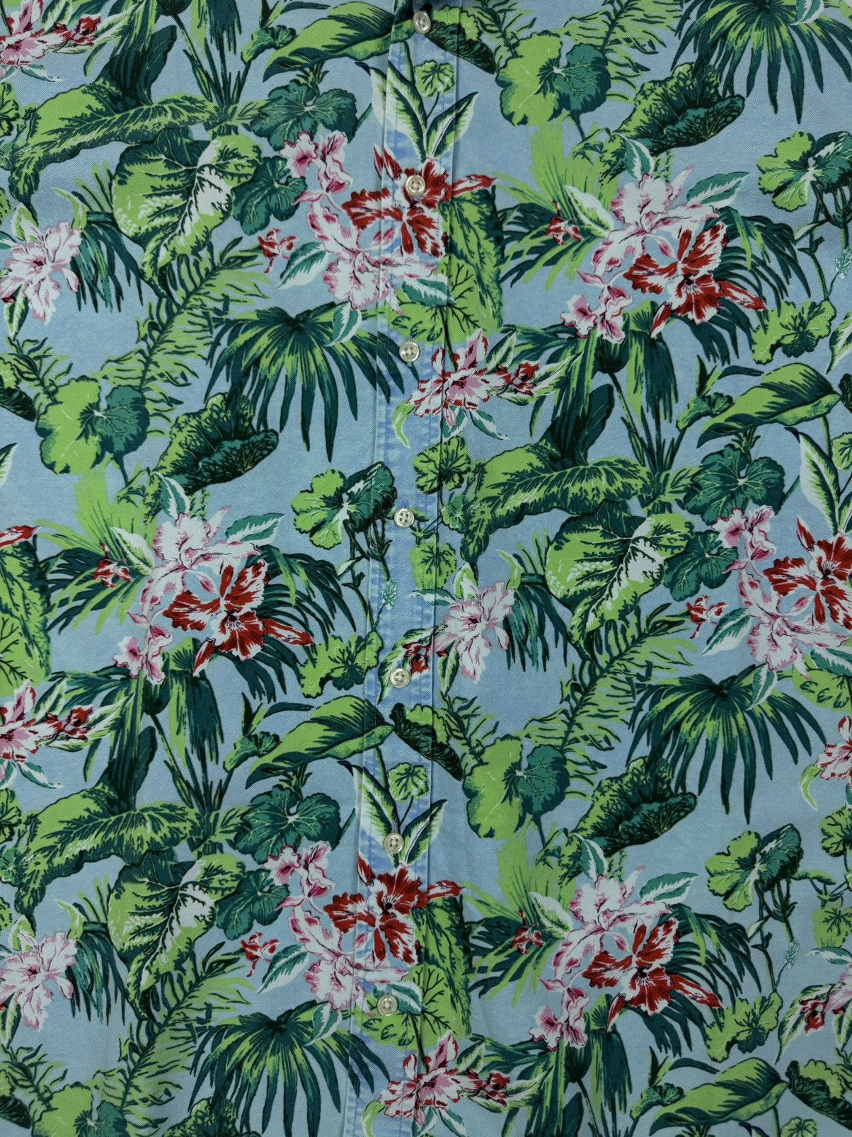 Polo Ralph Lauren × Ralph Lauren Ralph Lauren Hawaiian Flowers Floral Printed Shirt Size US XXL / EU 58 / 5 - 5 Thumbnail