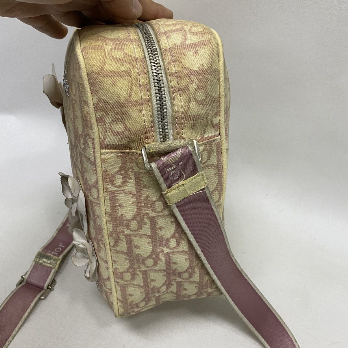 Dior ‼️LASTDROP‼️ CHRISTIAN DIOR TROTTER FLOWER SHOULDER BAG Size ONE SIZE - 5 Thumbnail