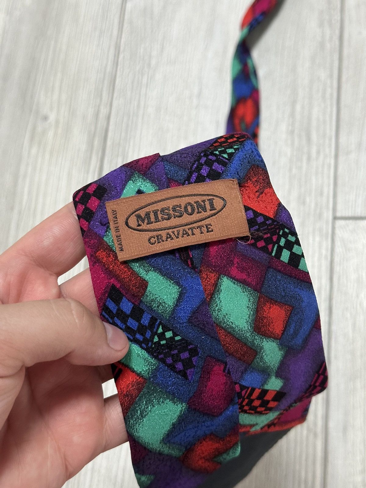 Other Luxury Missoni Cravatte Multicolor Silk Tie Made In Italy Size ONE SIZE - 5 Thumbnail
