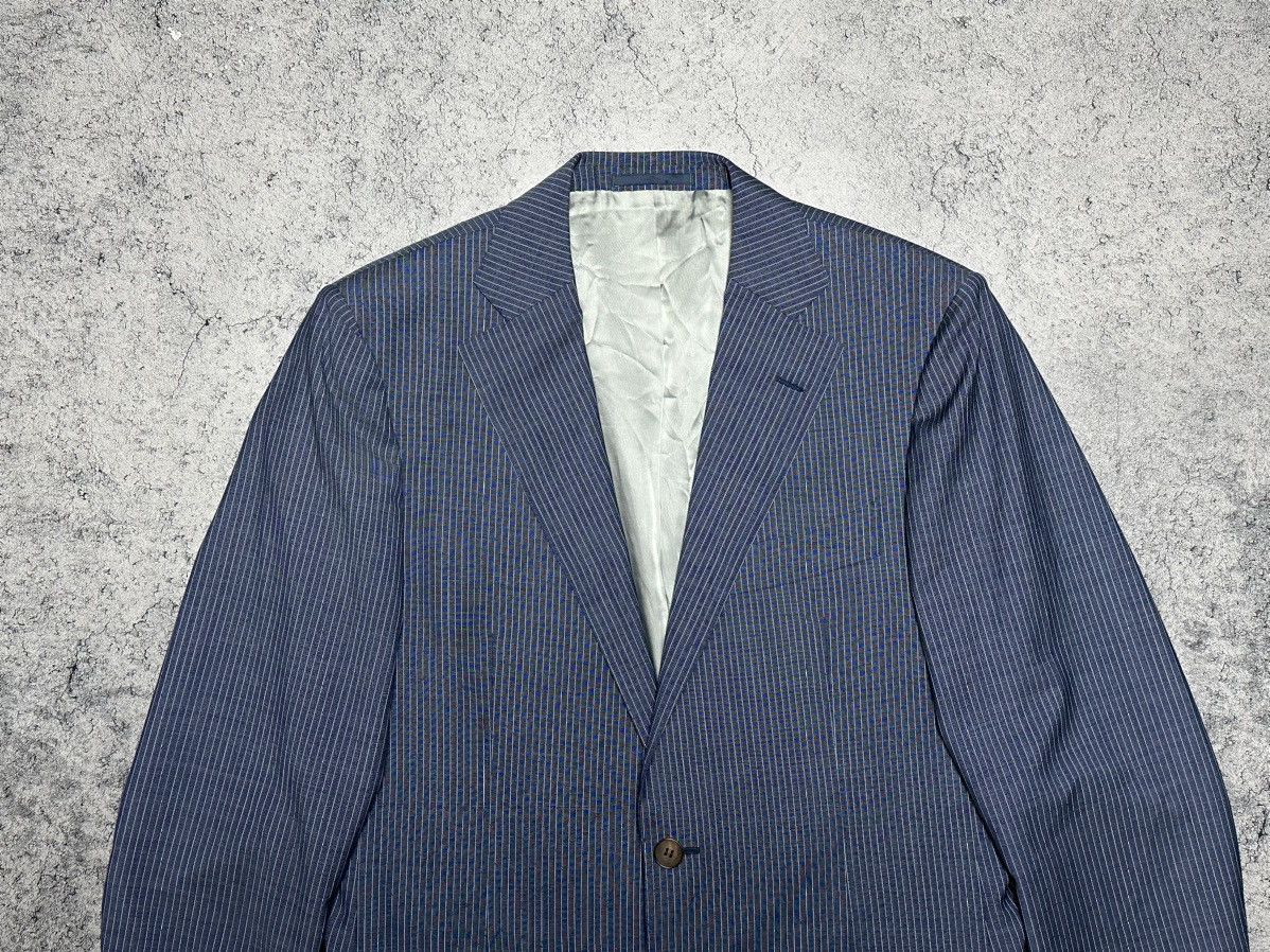 Suitsupply Suitsupply Guabello Wool Mohair Striped Blazer Jacket Size 40R - 2 Thumbnail