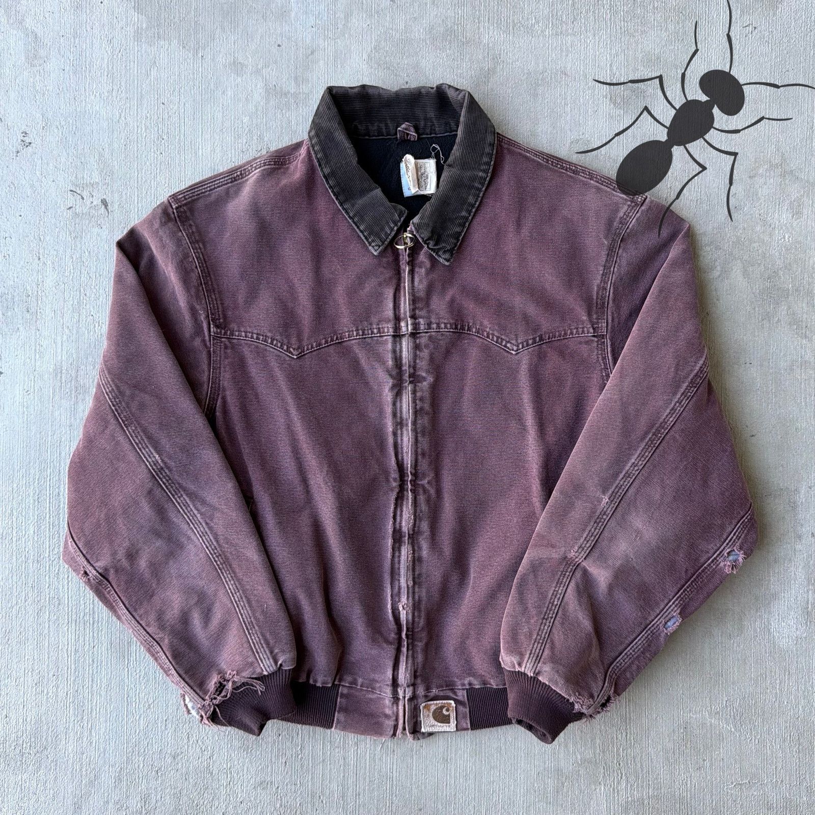 Carhartt Vintage Carhartt Quilted Santa Fe Jacket “Burgundy” J14