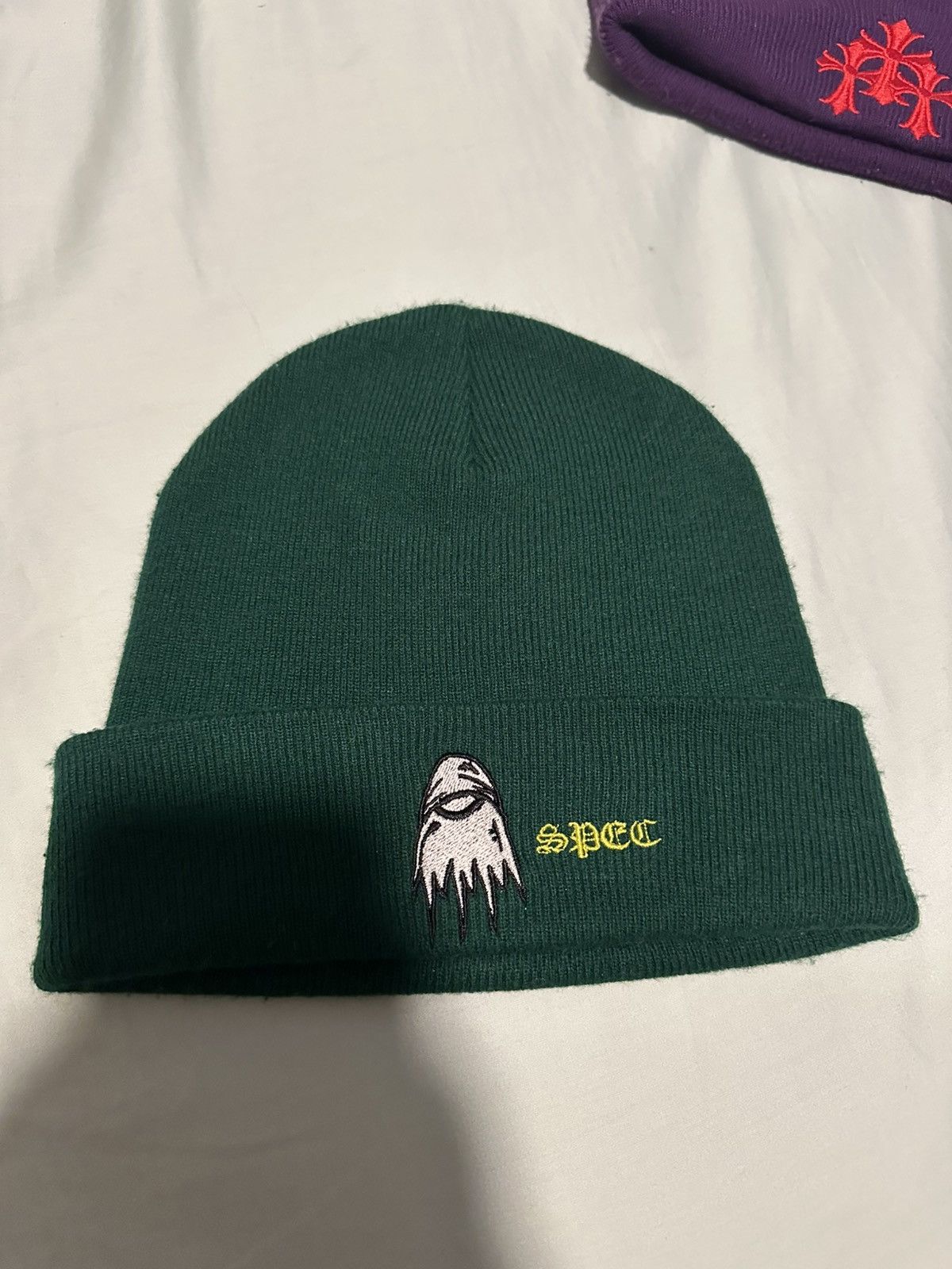 Chrome Hearts Matty Boy Spec Beanie Green - US