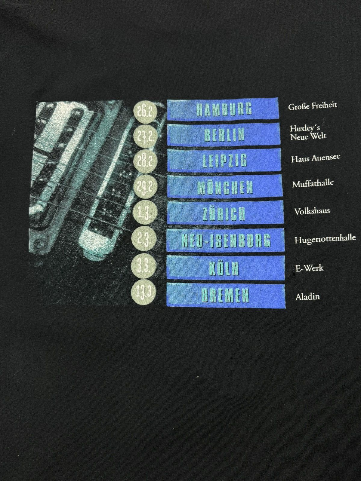 Band Tees × Vintage 1996 Peter Maffay Distressed Tour Single Stitch T-Shirt Size US XL / EU 56 / 4 - 10 Thumbnail