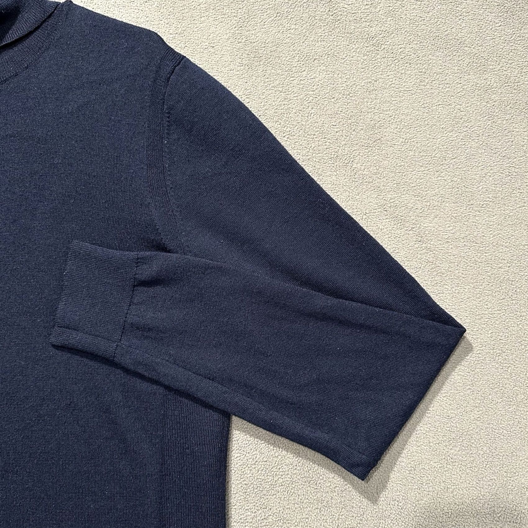 Express Express Sweater Mens LT Blue Turtleneck Merino Wool Long Sleeve Pullover Casual Size US L / EU 52-54 / 3 - 4 Thumbnail