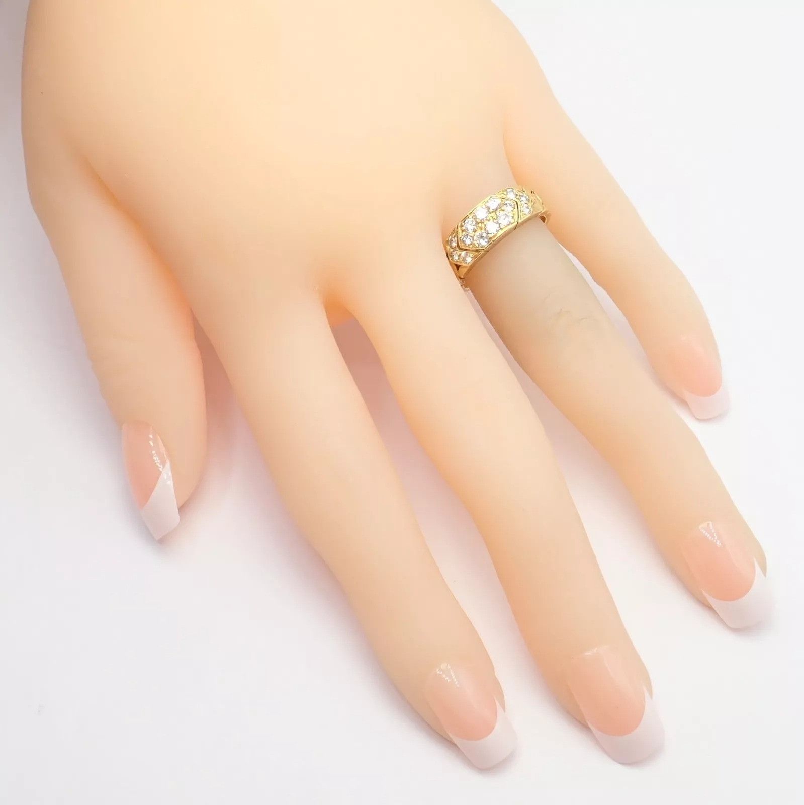 Van Cleef & Arpels Van Cleef & Arpels Yellow Gold 0.60ct Diamond Ring 55 7.25 Size ONE SIZE - 5 Thumbnail