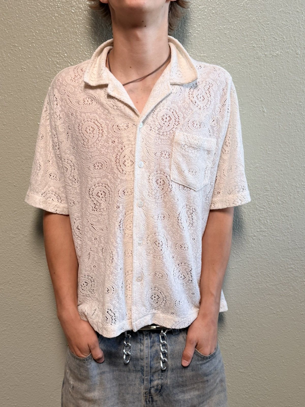 Vintage Rhude Button Up Size US XL / EU 56 / 4 - 1 Thumbnail
