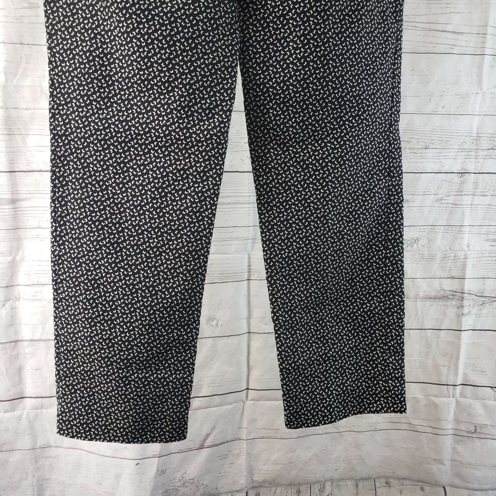 Loft LOFT Marisa Pants 8 Black Cotton Blend Mid Rise Womens Pants Woman Size 30" / US 8 / IT 44 - 5 Thumbnail