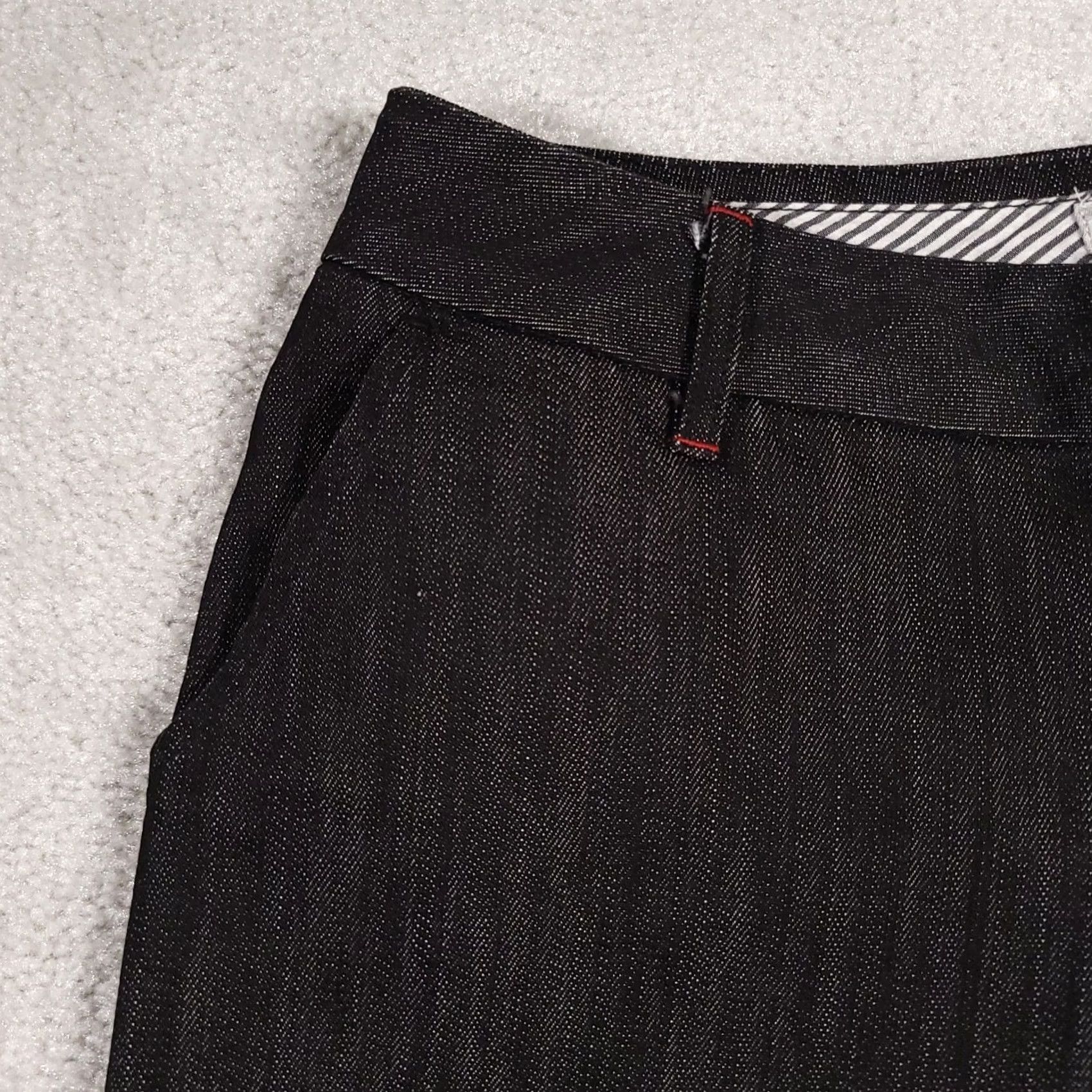 Vintage Chicos Platinum Jeans Women's 0.5 Tall Black Retro Mid Rise Flare 29x32 Jeans Chico's Brand Womens Mens? Size 29" - 4 Thumbnail