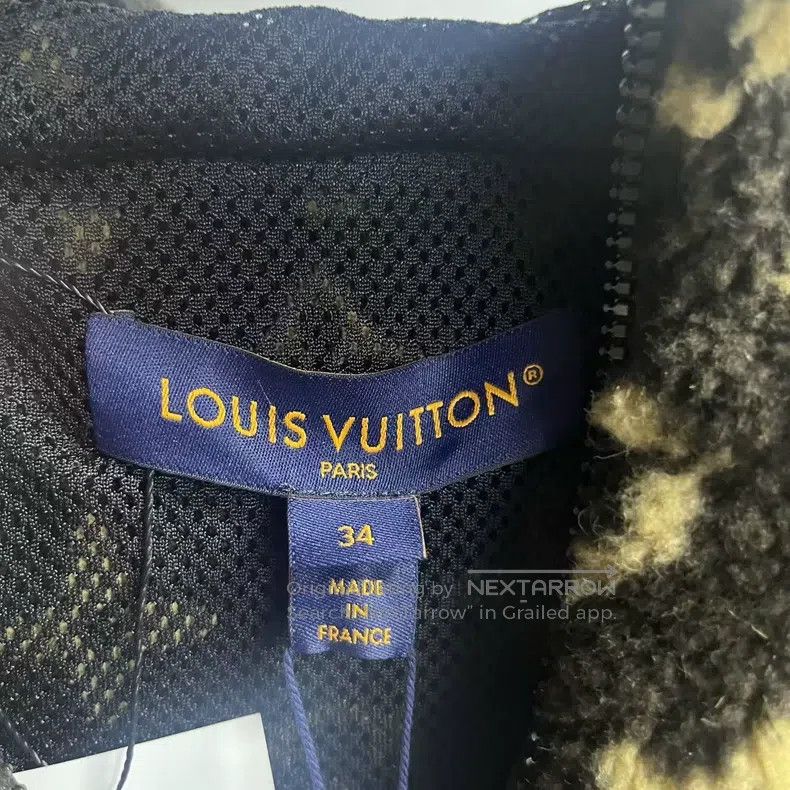 Louis Vuitton Louis Vuitton Brown graphic print zip-up hooded sleeveless Size XXS / US 00 / IT 34 - 2 Thumbnail
