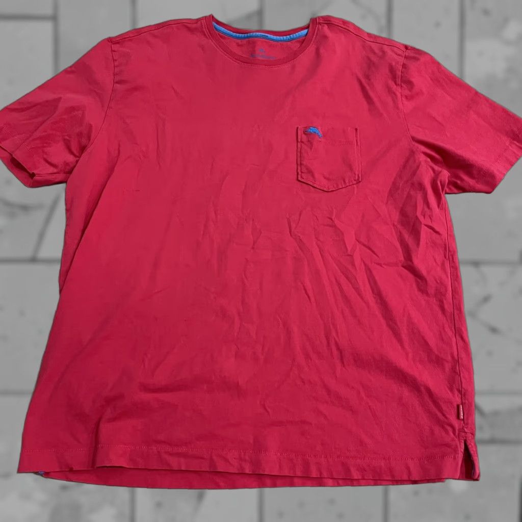 Tommy Bahama Tommy Bahama UPF 30 pink pocket Tee Mens XL Size Shirt Pocket Tee Color Pink UPF 30 Mens GENTS? Size US XL / EU 56 / 4 - 1 Thumbnail