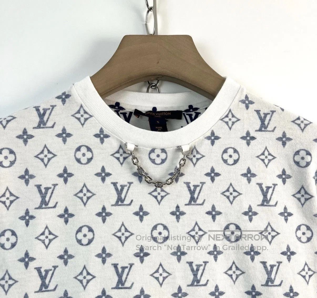 Louis Vuitton White Patterned Short-Sleeve T-Shirt. Size US S / EU 44-46 / 1 - 3 Thumbnail