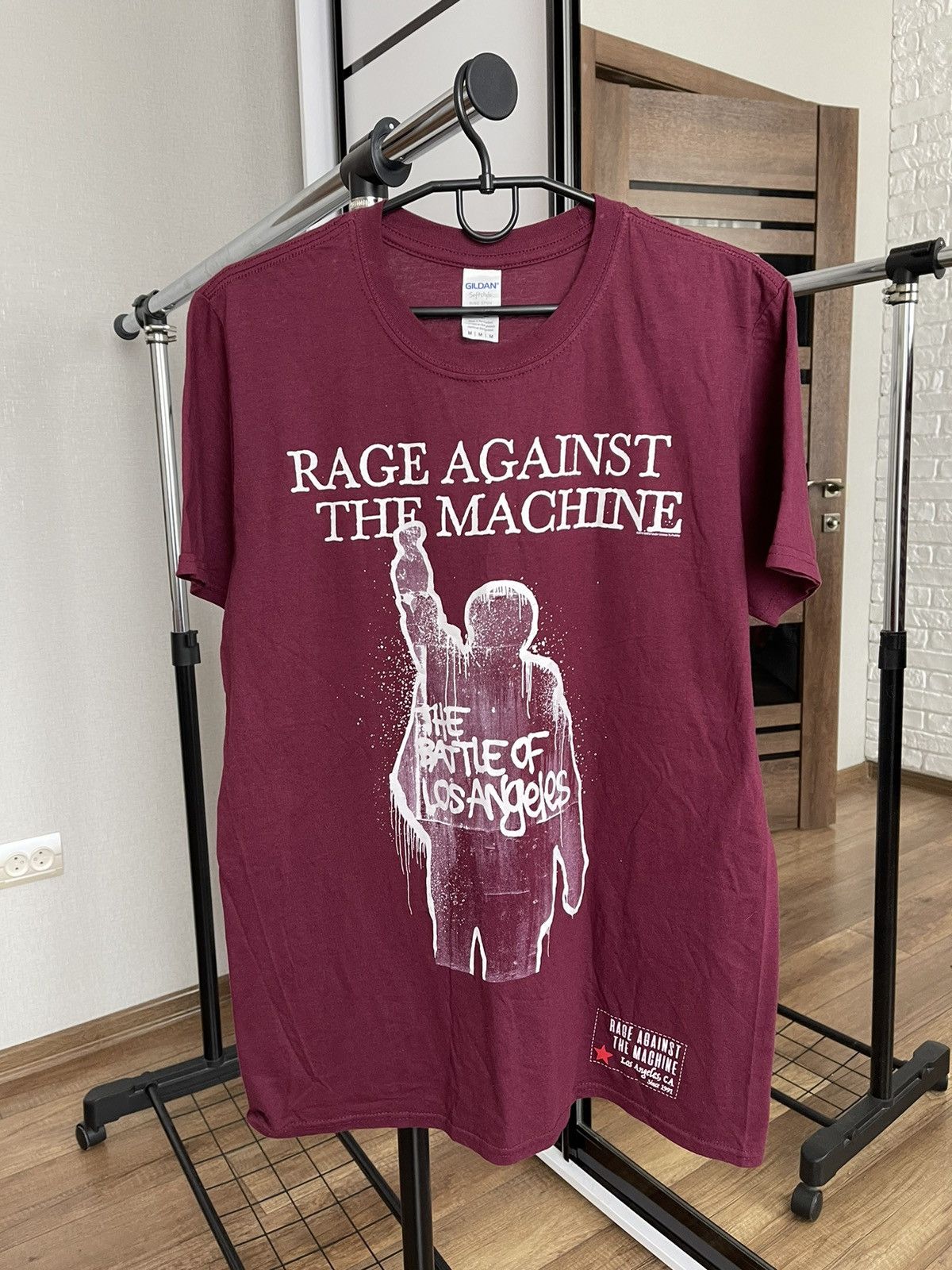 Band Tees Rage Against The Machine Vintage Battle Of LA Tour Size US M / EU 48-50 / 2 - 2 Thumbnail