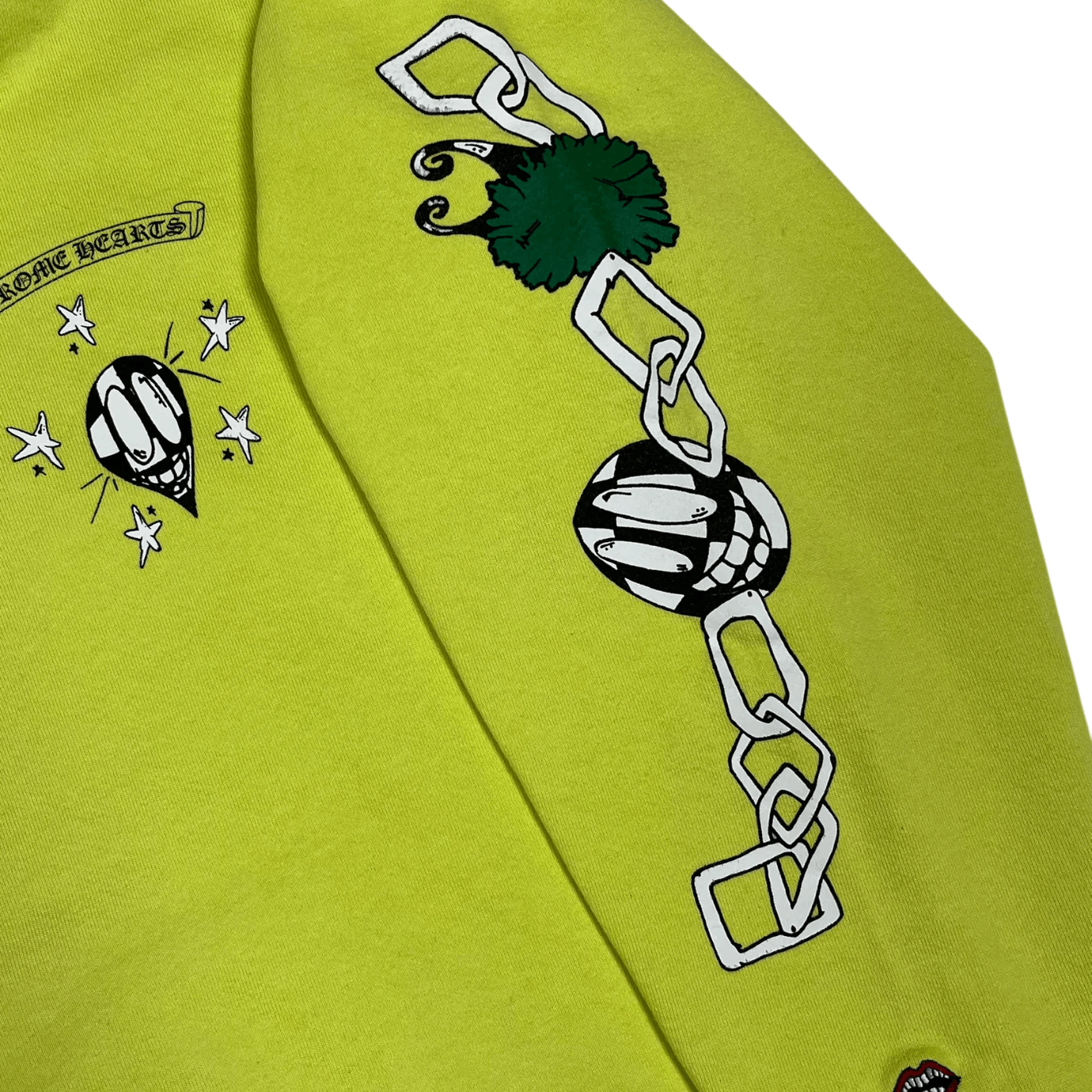 Chrome Hearts Chrome Hearts Matty Boy Lime Green Link Crewneck Size US XL / EU 56 / 4 - 3 Thumbnail