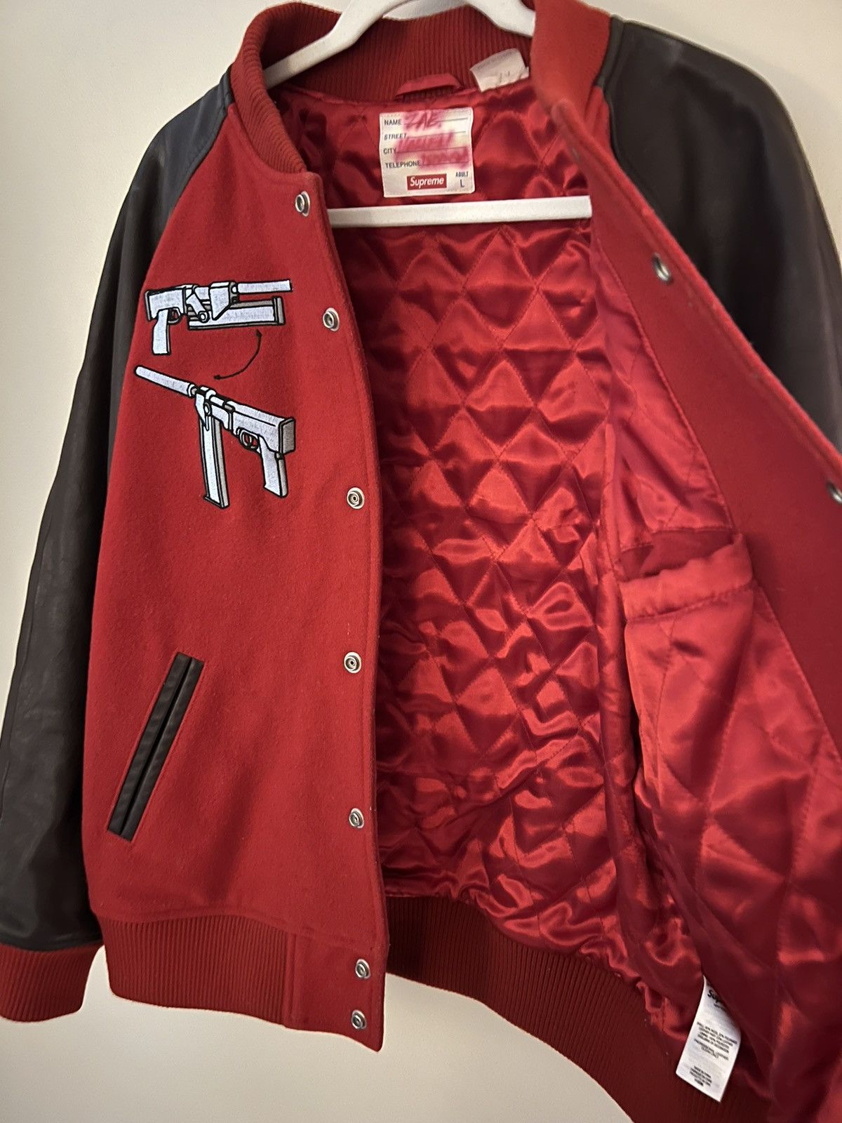 Supreme Supreme AEON FLUX - Red Varsity Jacket Size US L / EU 52-54 / 3 - 9 Thumbnail