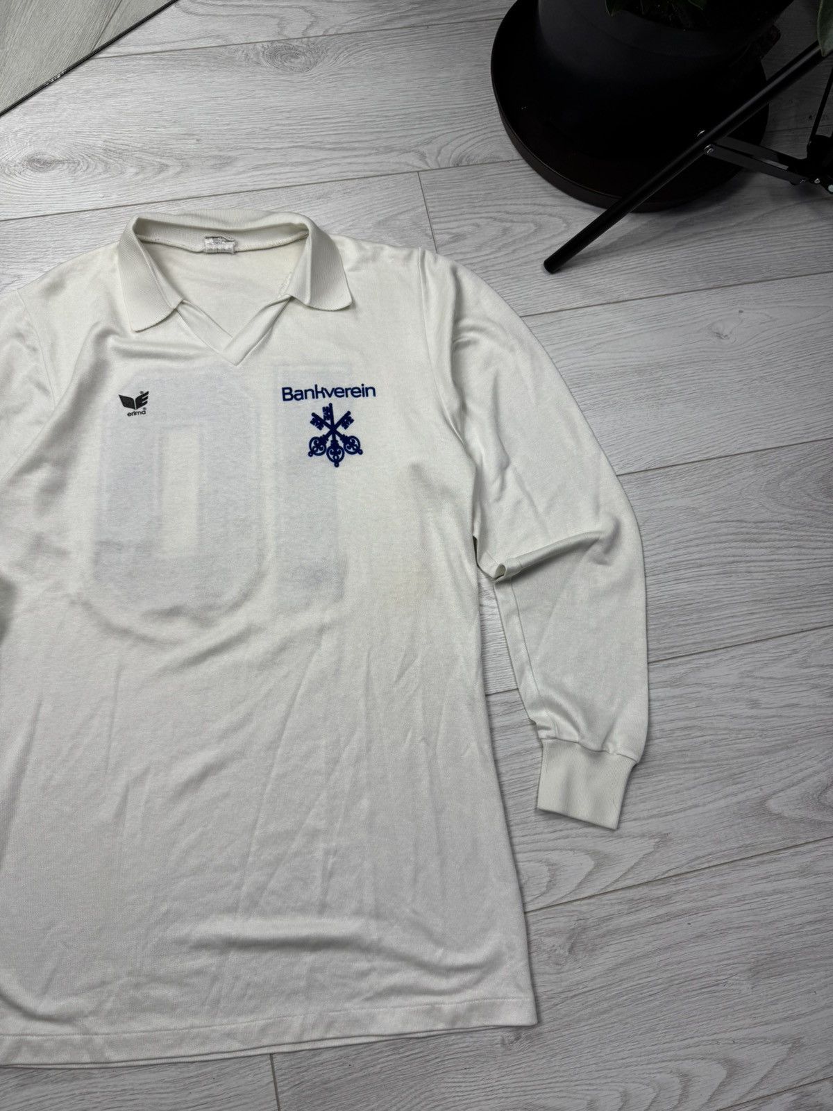 Erima × Vintage 70s Vintage Erima Bankvereinwest West Germany JERSEY Size US L / EU 52-54 / 3 - 3 Thumbnail