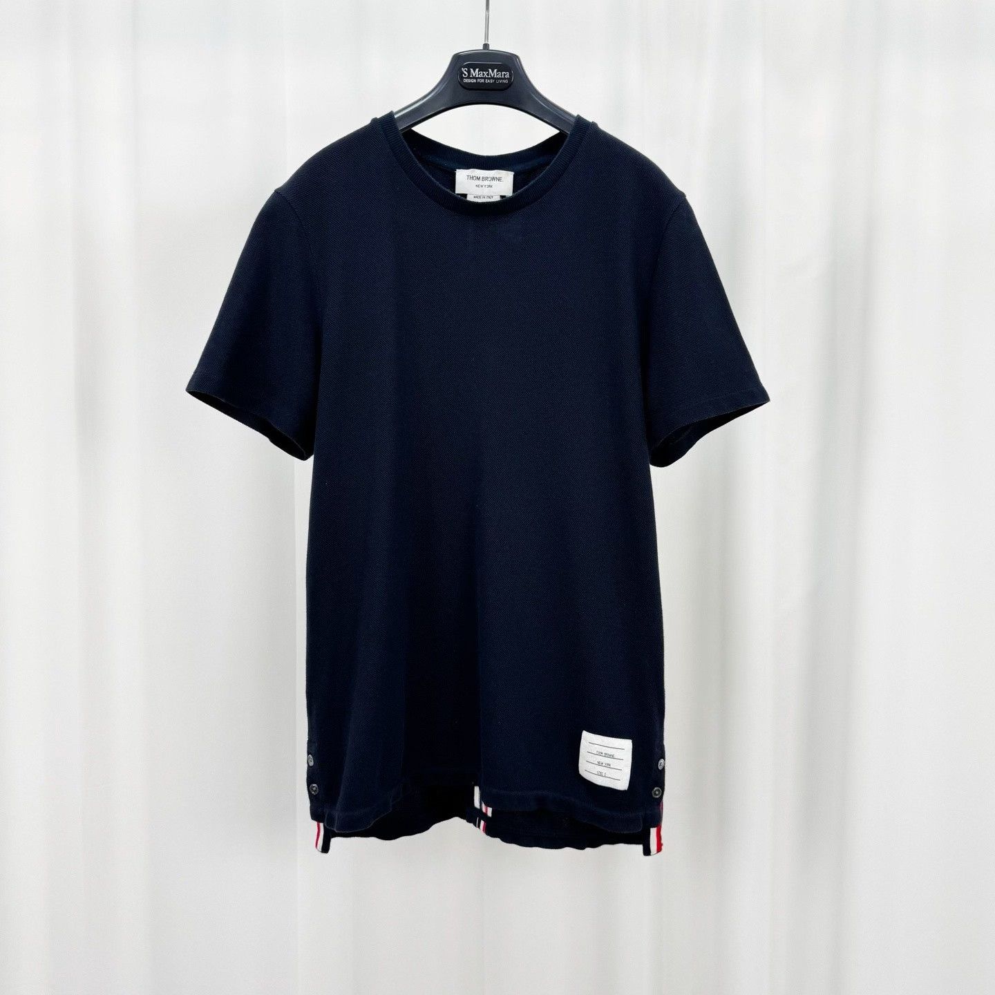 Thom Browne Thom Browne Navy Color Stripe Short-Sleeve Size US M / EU 48-50 / 2 - 1 Preview