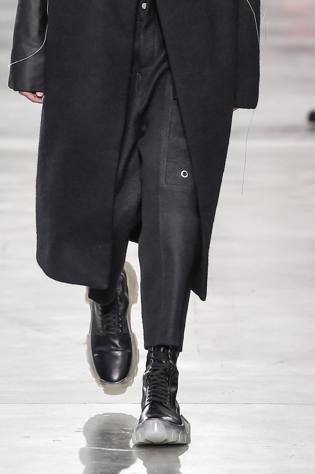 Rick Owens SISYPHUS OFF-THE-RUNWAY TRACTOR BOOTS Size US 6.5 / EU 39-40 - 2 Thumbnail