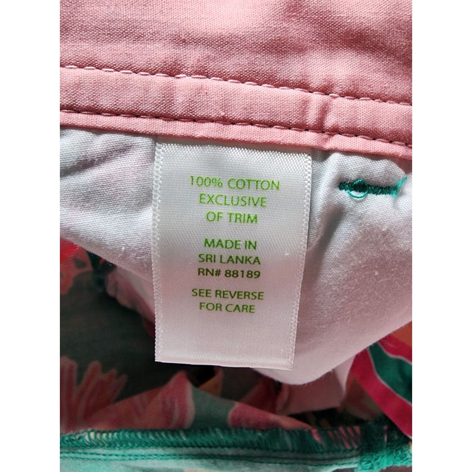 Lilly Pulitzer VINTAGE Lilly Pulitzer Shaggin Callahan Shorts Monogram Lagoon Green 00? Size 24" / US 00 / IT 34 - 6 Thumbnail