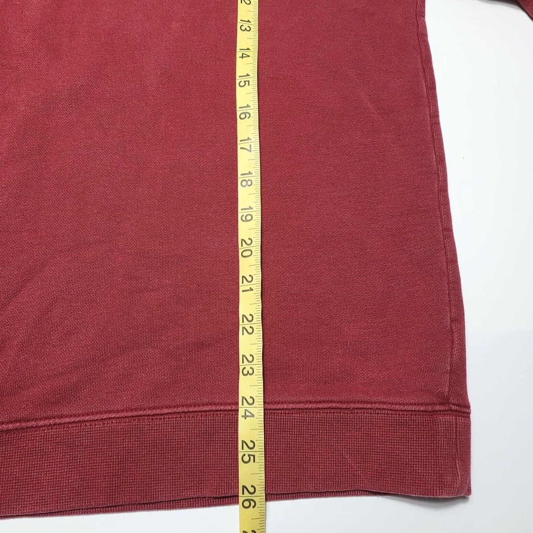 Ralph Lauren VINTAGE Ralph Lauren Chaps 1/4 Zip Fleece Sweater Men XL Red Long Sleeve Pullover Size US XL / EU 56 / 4 - 7 Thumbnail