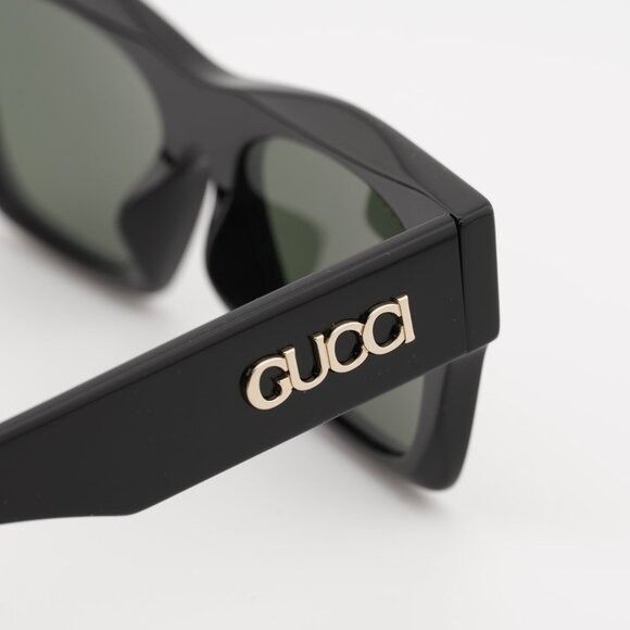 Gucci Gucci GG1835SA 001 Sunglasses Black Square Frame Size ONE SIZE - 5 Thumbnail