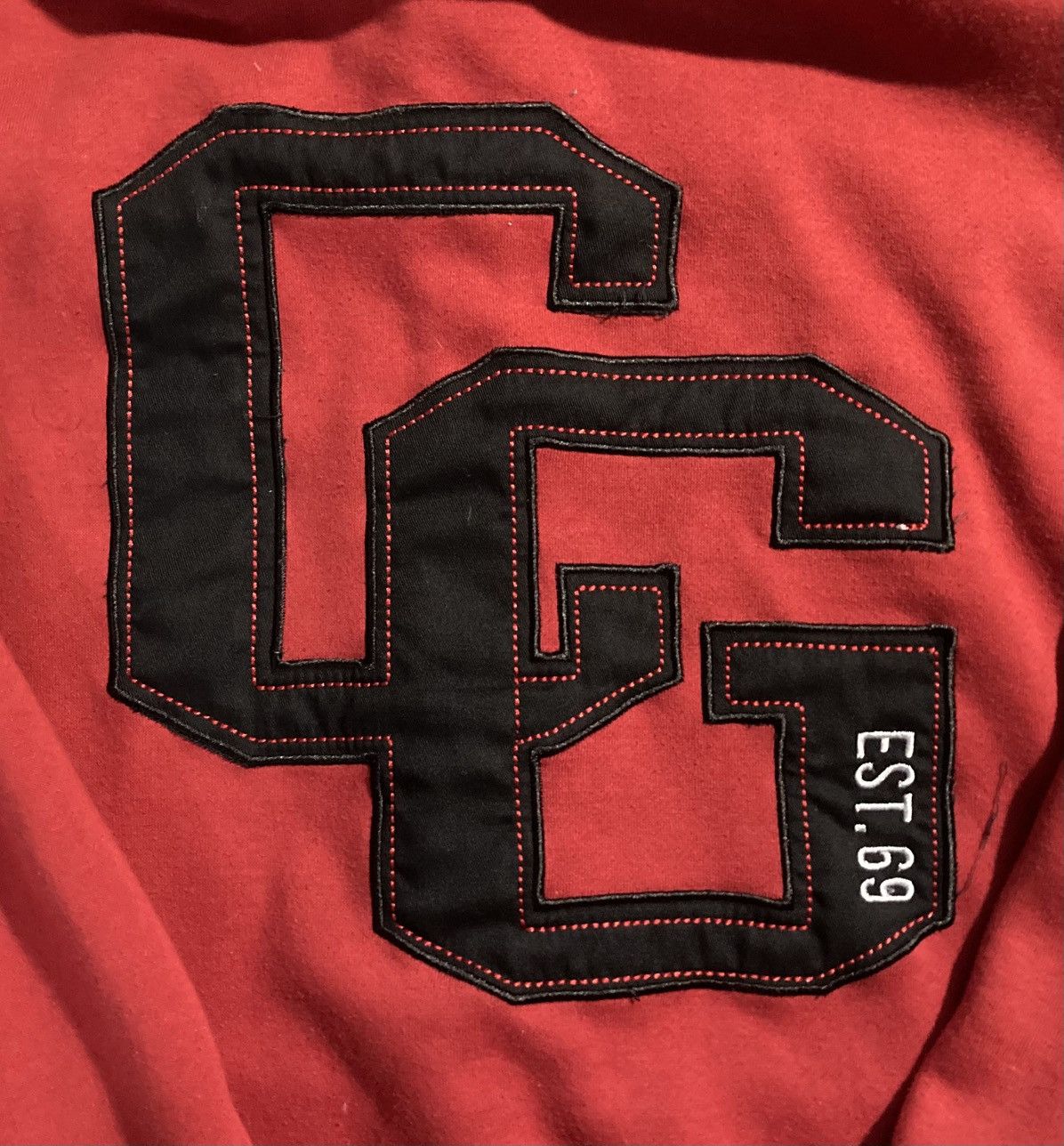 Coogi Vintage Coogi “CG EST.69” Red Zip-Up Hoodie — AU embroidery Size US XL / EU 56 / 4 - 7 Thumbnail