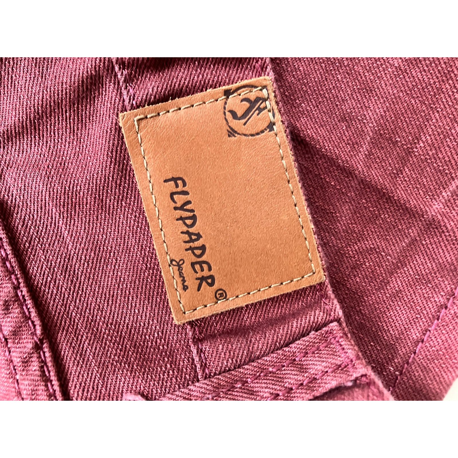 Flypaper Jeans Flypaper Jeans Straight Leg – Oxblood Red | Y2K Vintage Size US 39 - 6 Thumbnail
