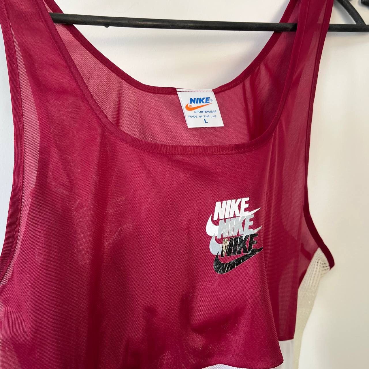 Nike Vintage 80s Nike Tee,center logo Size L Size US L / EU 52-54 / 3 - 8 Thumbnail