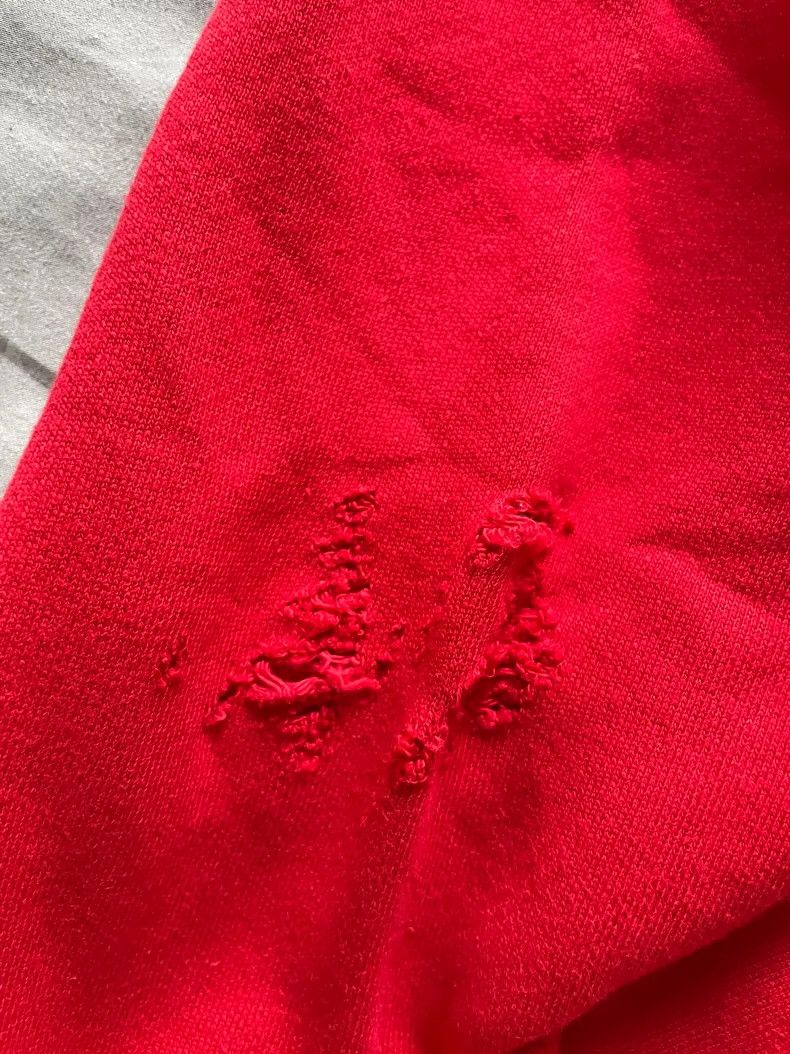 Amiri Amiri Kidora damage hoodie red 2501-Nextarrow Size US M / EU 48-50 / 2 - 4 Thumbnail