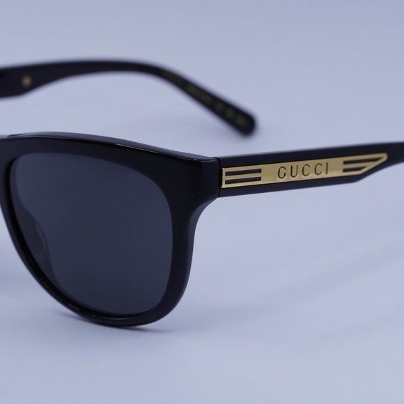 Gucci Gucci GG0980S 001 Sunglasses Black Square Frame Size ONE SIZE - 8 Thumbnail