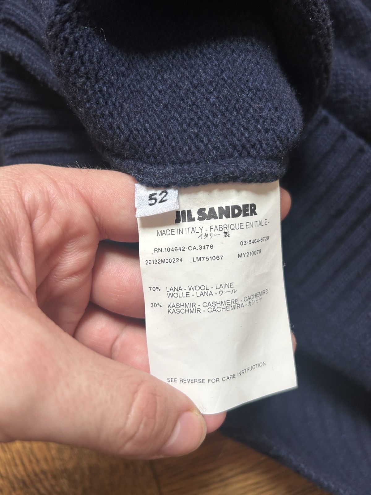Jil Sander FW13 Sweater Vest with Button and Cork necklace Size US L / EU 52-54 / 3 - 5 Thumbnail