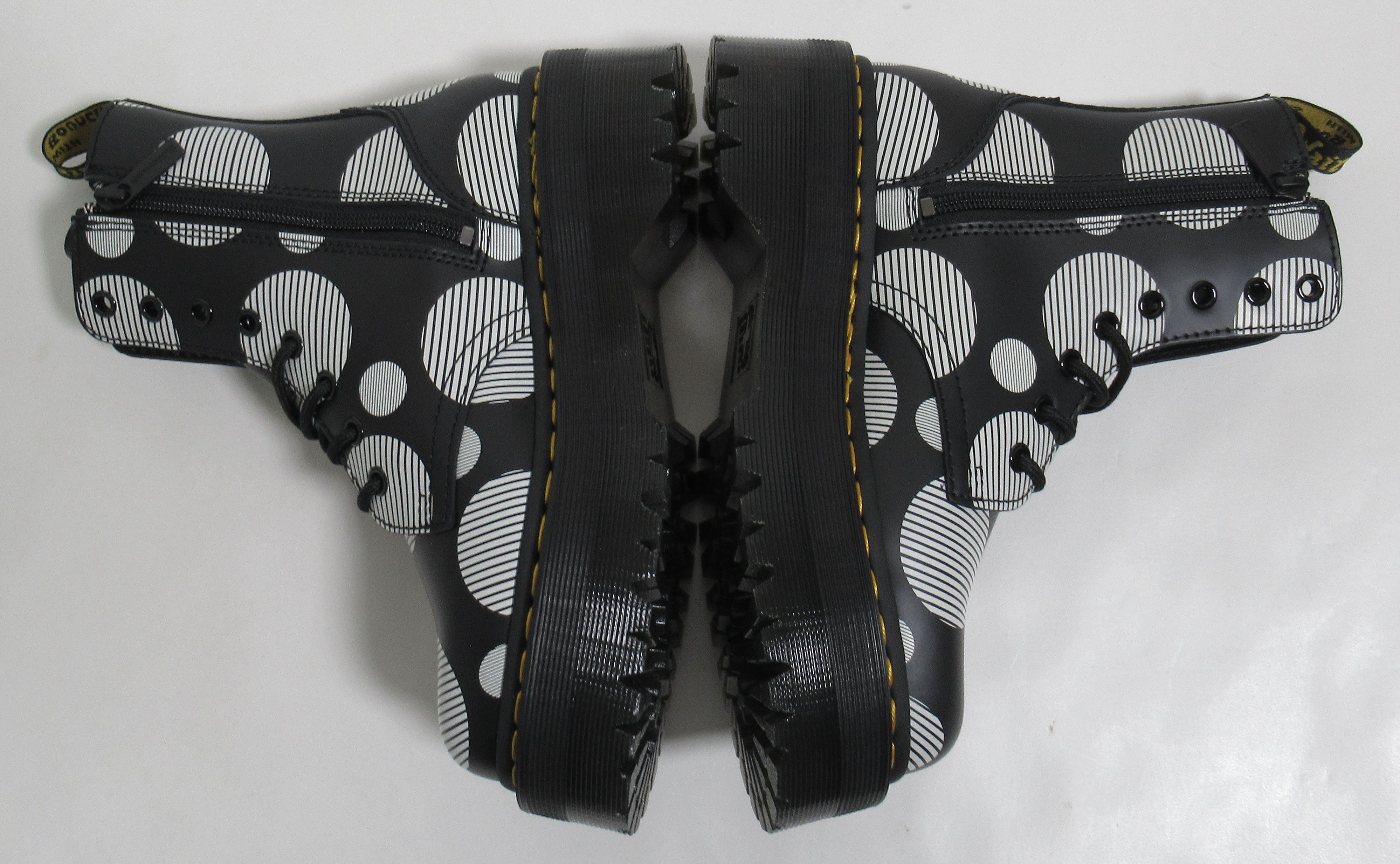 Dr. Martens Dr Martens Jadon Polka Dot Smooth Leather Platform Boot Size US 6 / IT 36 - 9 Thumbnail