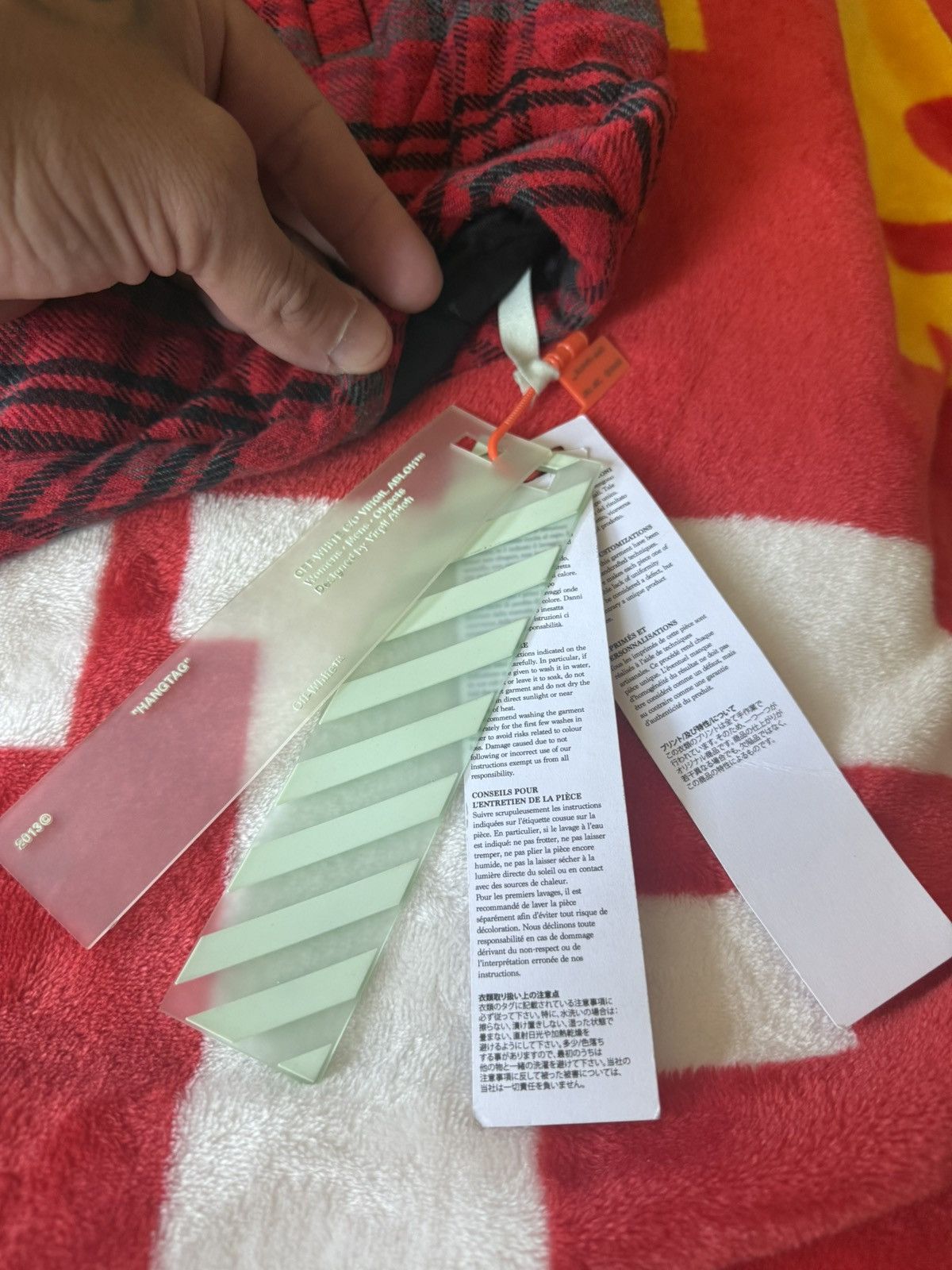 Off-White Off-white Insulated flannel jacket with hood Size US S / EU 44-46 / 1 - 5 Thumbnail