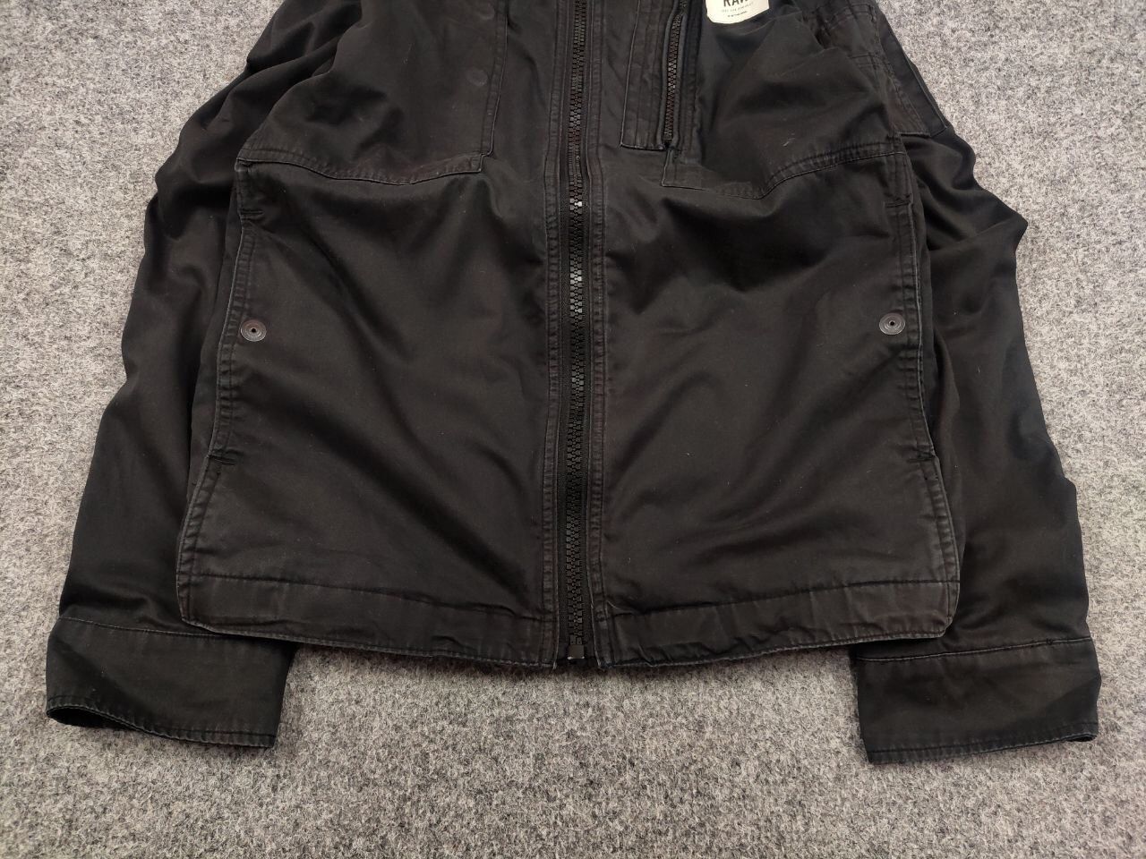 G-Star G Star Raw Powel Overshirt Black Pocket Zip Hooded Jacket Size US L / EU 52-54 / 3 - 9 Thumbnail