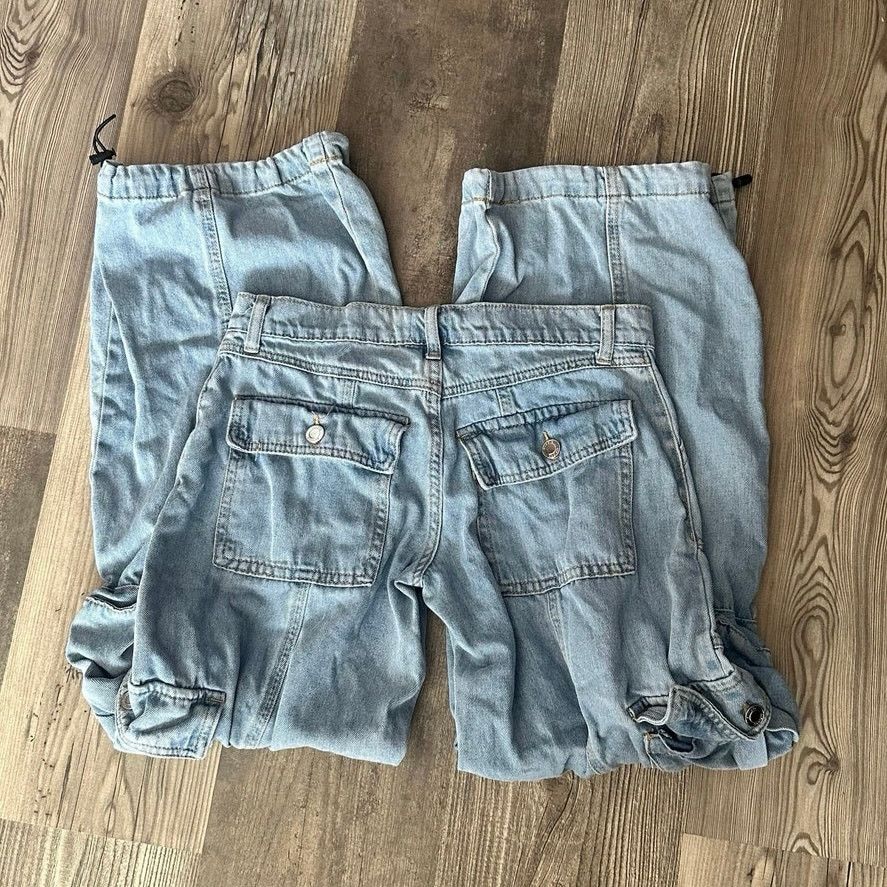 Other simply society light blue cargo jeans Size 25" / US 0 / IT 36 - 3 Thumbnail