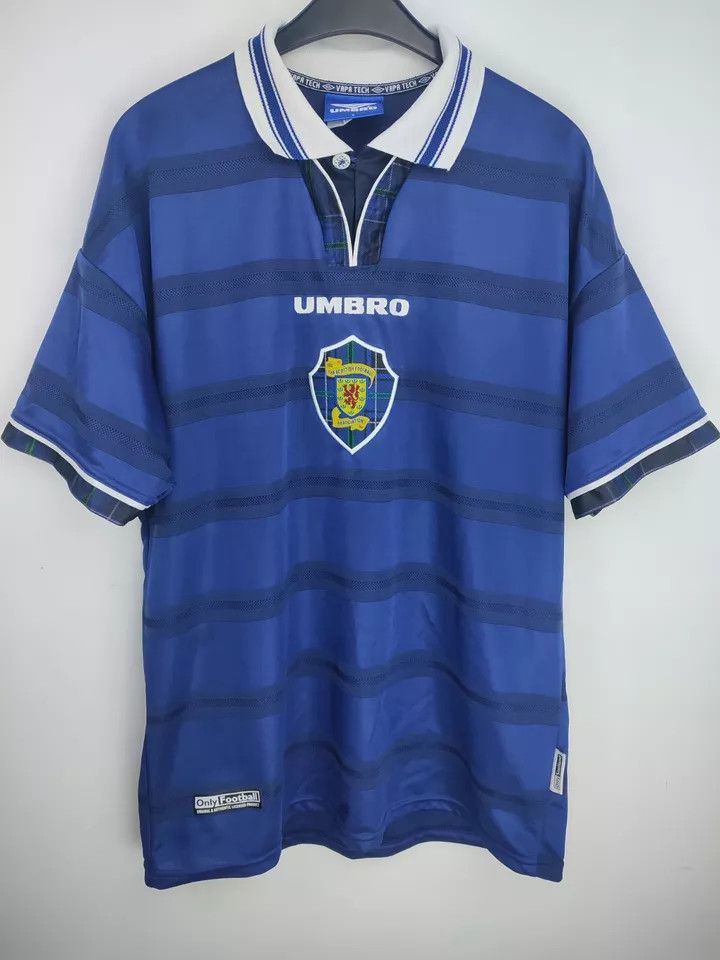 Umbro Scotland Umbro Home 1998-00 #31 MC Regnault FOOTBALL Kit Size US L / EU 52-54 / 3 - 14 Thumbnail